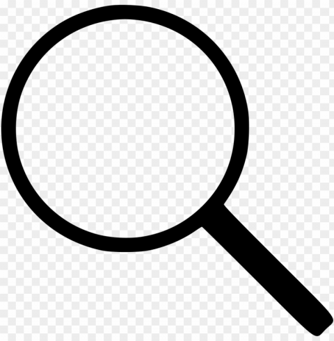 search find magnifying glass zoom comments - simple magnifying glass ico Isolated Character on Transparent PNG