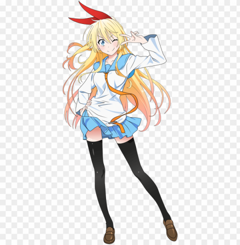 Season 3 Full Episodes Where Are They - Chitoge Kirisaki Full Body Isolated Design Element In PNG Format