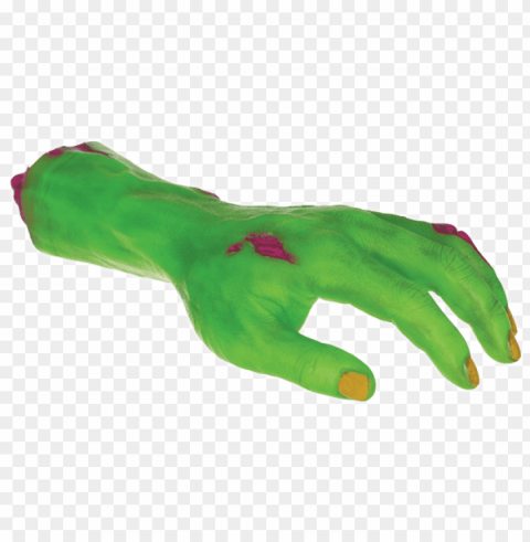 seasons neon zombie hand Isolated Item on HighResolution Transparent PNG