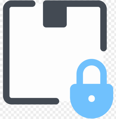secured delivery icon - icon PNG transparent elements complete package