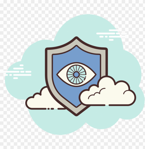 Security Eye Icon - Icon PNG Isolated Subject On Transparent Background