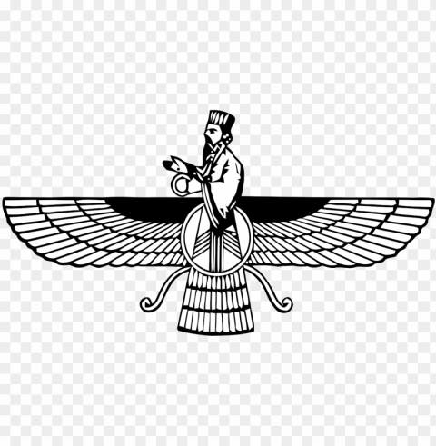 see more atheist news - zoroastrianism symbol PNG Image with Transparent Cutout