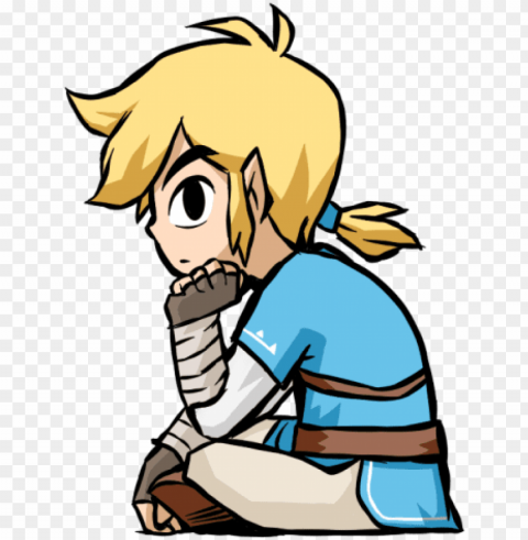 see more 'the legend of zelda - breath of the wild toon link PNG images with alpha mask