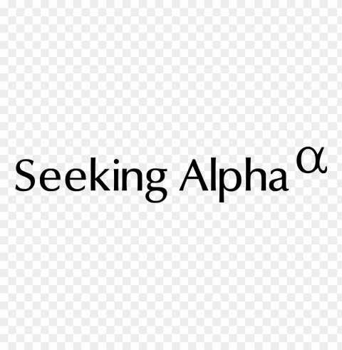 Seeking Alpha Logo High-resolution Transparent PNG Images Set