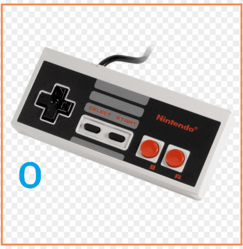 sega dreamcast - nes game controller PNG with alpha channel for download