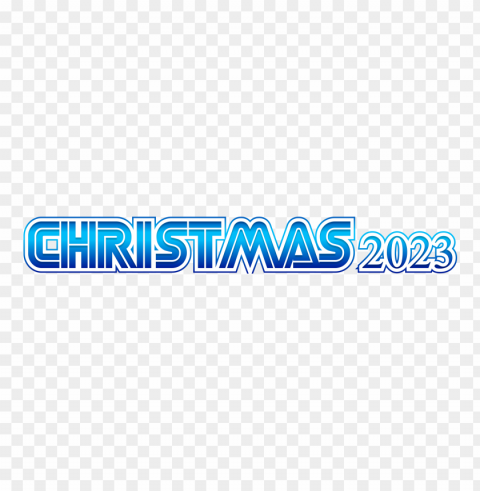 sega style text christmas 2023 PNG Image Isolated with Clear Background