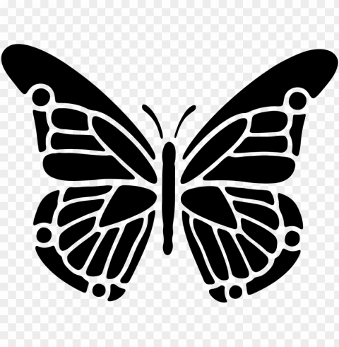 segmented butterfly big image - butterfly silhouette PNG transparent icons for web design