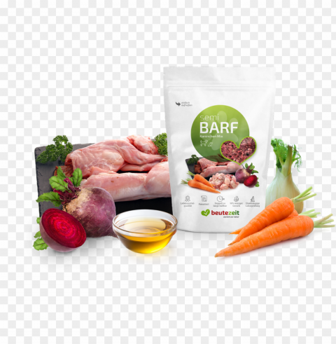 semi-barf - baby carrot Transparent PNG Isolated Illustration