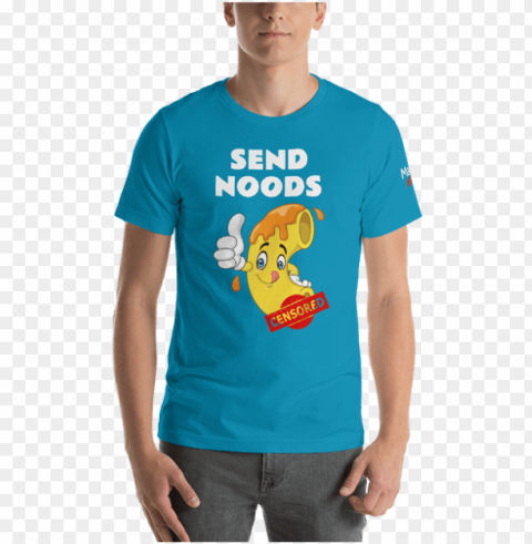 send noods mac n cheese shirt - t shirt pocket mocku Isolated Character in Transparent PNG Format