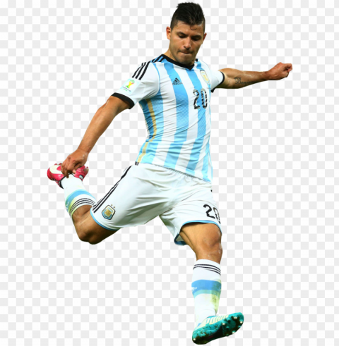 sergio agüero render - sergio aguero argentina Isolated Subject on Clear Background PNG