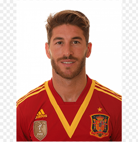 sergio ramos spain Isolated Item in Transparent PNG Format