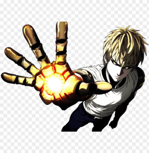 series one punch man - one punch man genos Transparent Cutout PNG Graphic Isolation