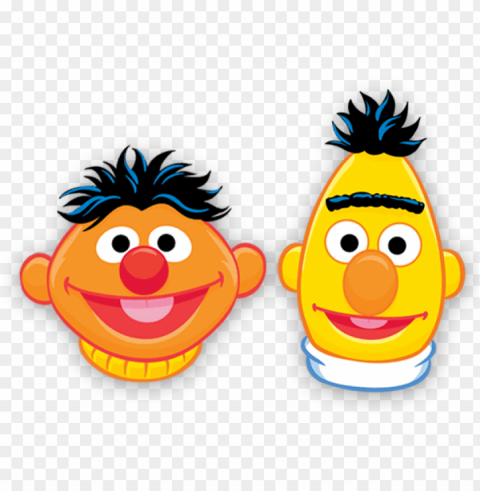 sesame street characters - ernie face sesame street Transparent Background PNG Isolated Icon