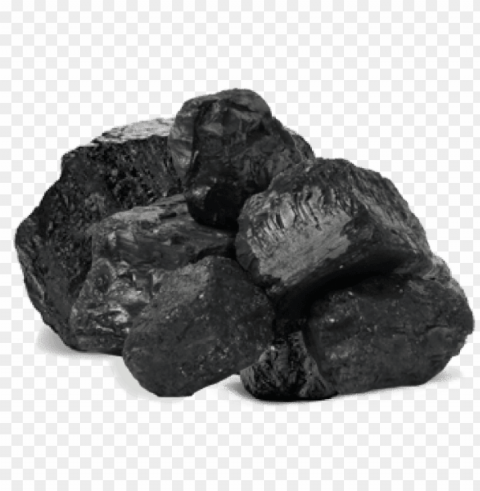 set of coal stones PNG Graphic with Isolated Design