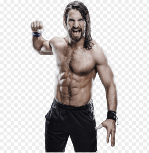 seth rollins fighting - seth rollins transparent CleanCut Background Isolated PNG Graphic