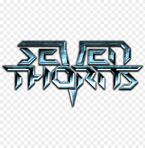 seven thorns logo - emblem Transparent Background PNG Isolated Graphic