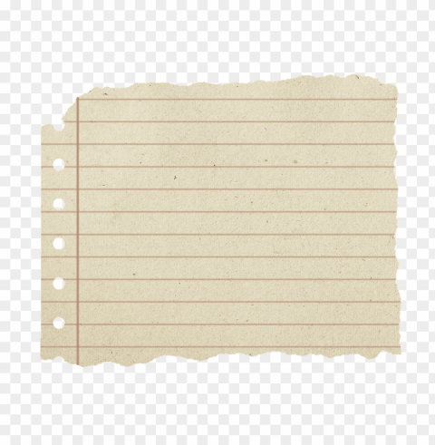 shabby paper block torn leaf writing block torn - ripped lined paper PNG images for banners