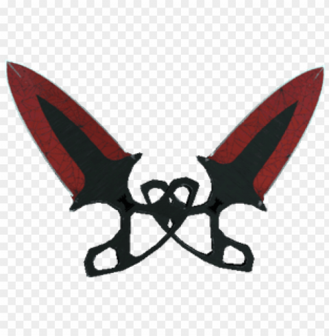 shadow daggers crimson web PNG Graphic Isolated with Clarity