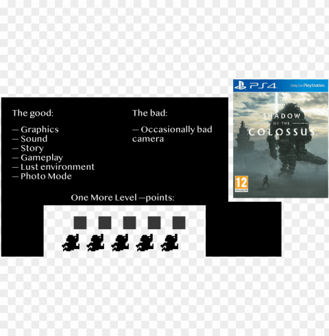 Shadowofreview - Shadow Of The Colossus Ps4 Cover PNG Transparent Designs For Projects