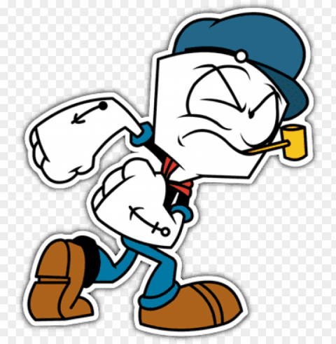 shaktiman and popeye stickers PNG images with alpha channel diverse selection