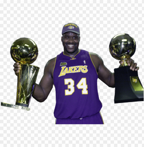 shaquille oneal lakers - shaquille o neal lakers PNG Image with Transparent Isolated Design