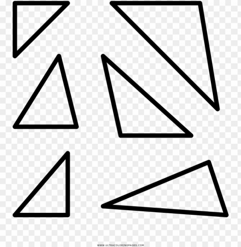 shards coloring page - triangle PNG Image Isolated with Transparent Clarity