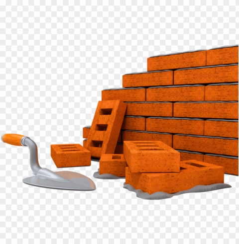 share this image - brick wall under constructio Free download PNG images with alpha channel