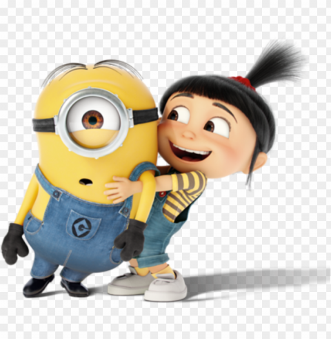 Share This Image - Despicable Me Agnes And Minio PNG Transparency