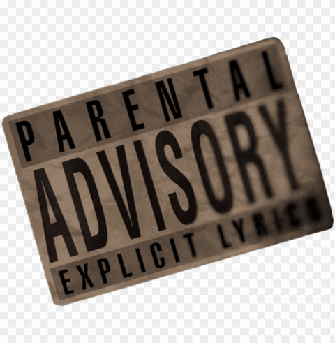 share this image - parental advisory symbol PNG clipart with transparency
