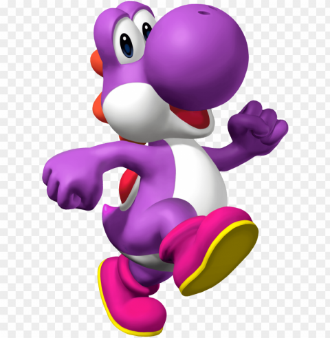 share this image - purple yoshi smash 4 Free PNG images with alpha channel variety
