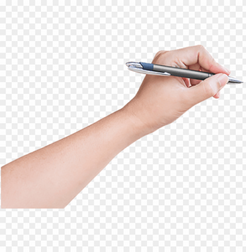 share your story - hand with pen Transparent PNG download