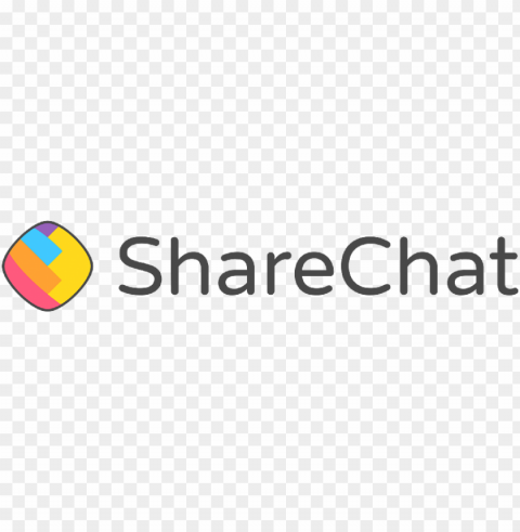 sharechat logo header text HighQuality Transparent PNG Isolated Object