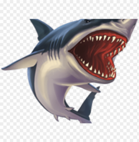 shark attack cliparts - clip art sharks PNG files with transparent backdrop complete bundle