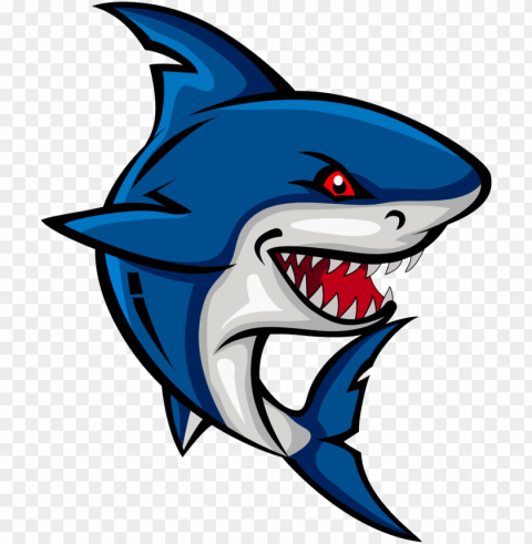 shark cartoon clip art - animated shark logo PNG files with transparent canvas collection