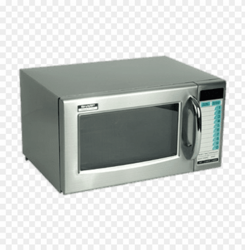 sharp industrial microwave PNG Graphic Isolated on Clear Background Detail