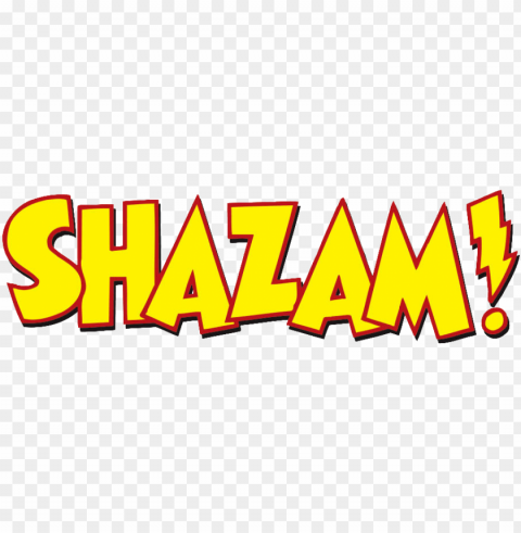 shazam logo - shazam Isolated Subject with Clear Transparent PNG