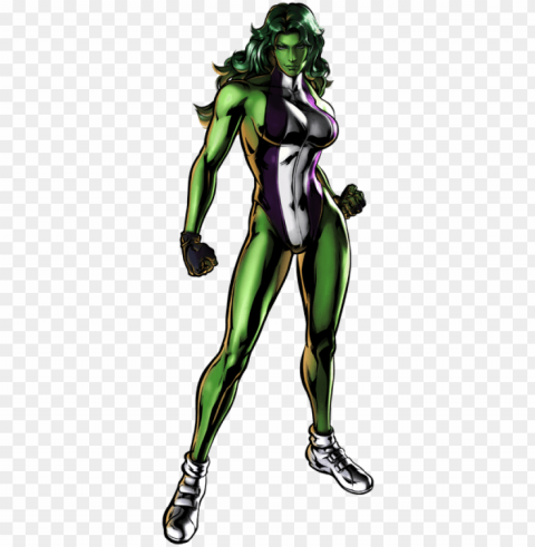she-hulk - marvel vs capcom 3 she Clear Background Isolated PNG Icon