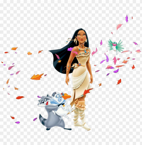 she is a powhatan native american and she is the first - disney princess pocahontas Transparent PNG images complete package