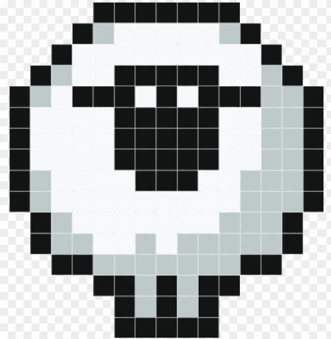 sheep pixel art PNG transparency PNG transparent with Clear Background ID 87e59369