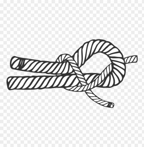 sheet bend knot drawing Isolated Subject in HighResolution PNG