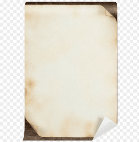 sheet of old paper with curled edges wall mural pixers - vellum PNG images with high transparency