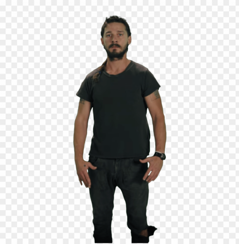 shia labeouf pose PNG with Isolated Object and Transparency