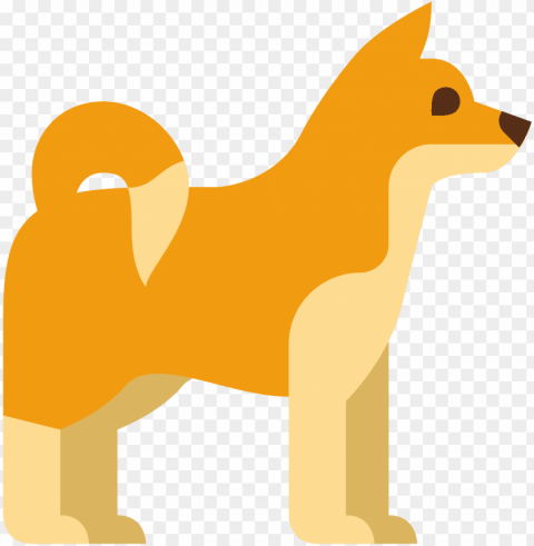 shiba inu icon - shiba icon Clear Background PNG Isolated Item