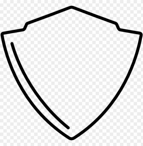 shield outline Transparent PNG photos for projects