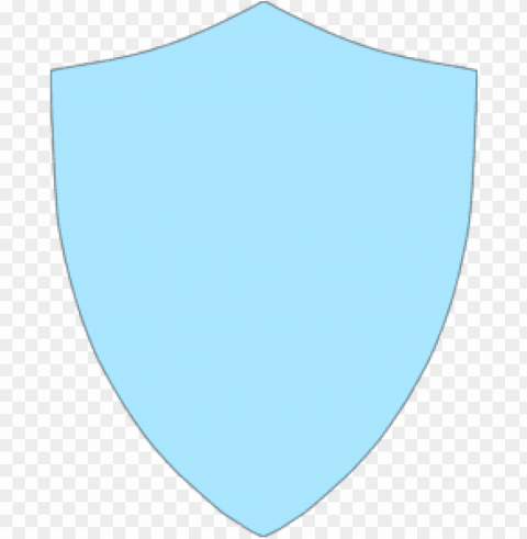 Shield Blue ClearCut Background Isolated PNG Design