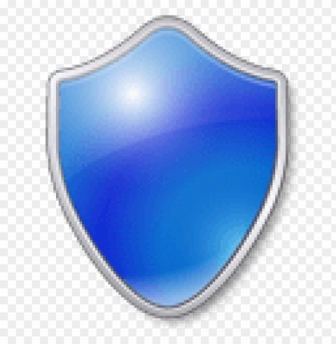 shield blue PNG no background free