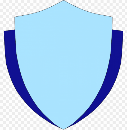 Shield Blue Transparent PNG Isolated Illustration