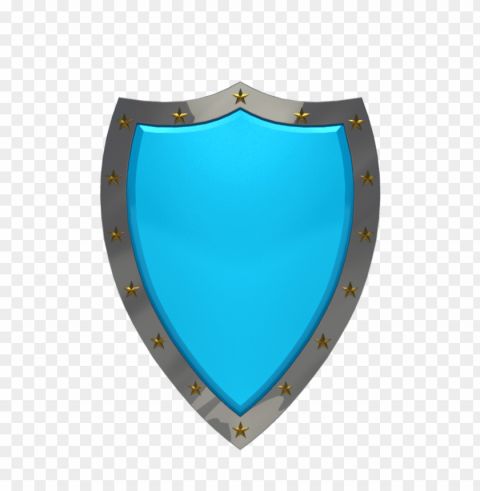 Shield Blue Transparent PNG Isolated Illustrative Element