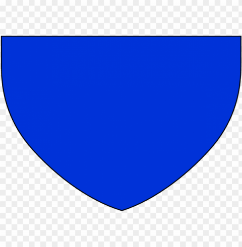 Shield Blue Transparent PNG Isolated Item With Detail