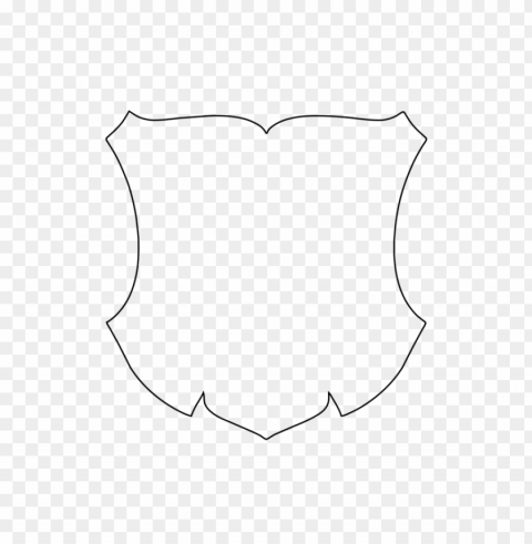 shield template Transparent PNG Isolated Design Element
